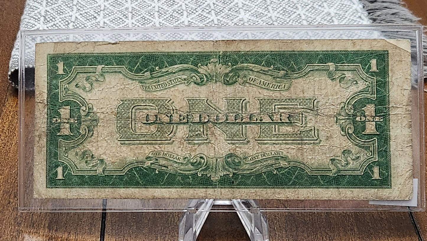 1934 $1 Dollar Silver Certificate Blue Seal Circulated condition