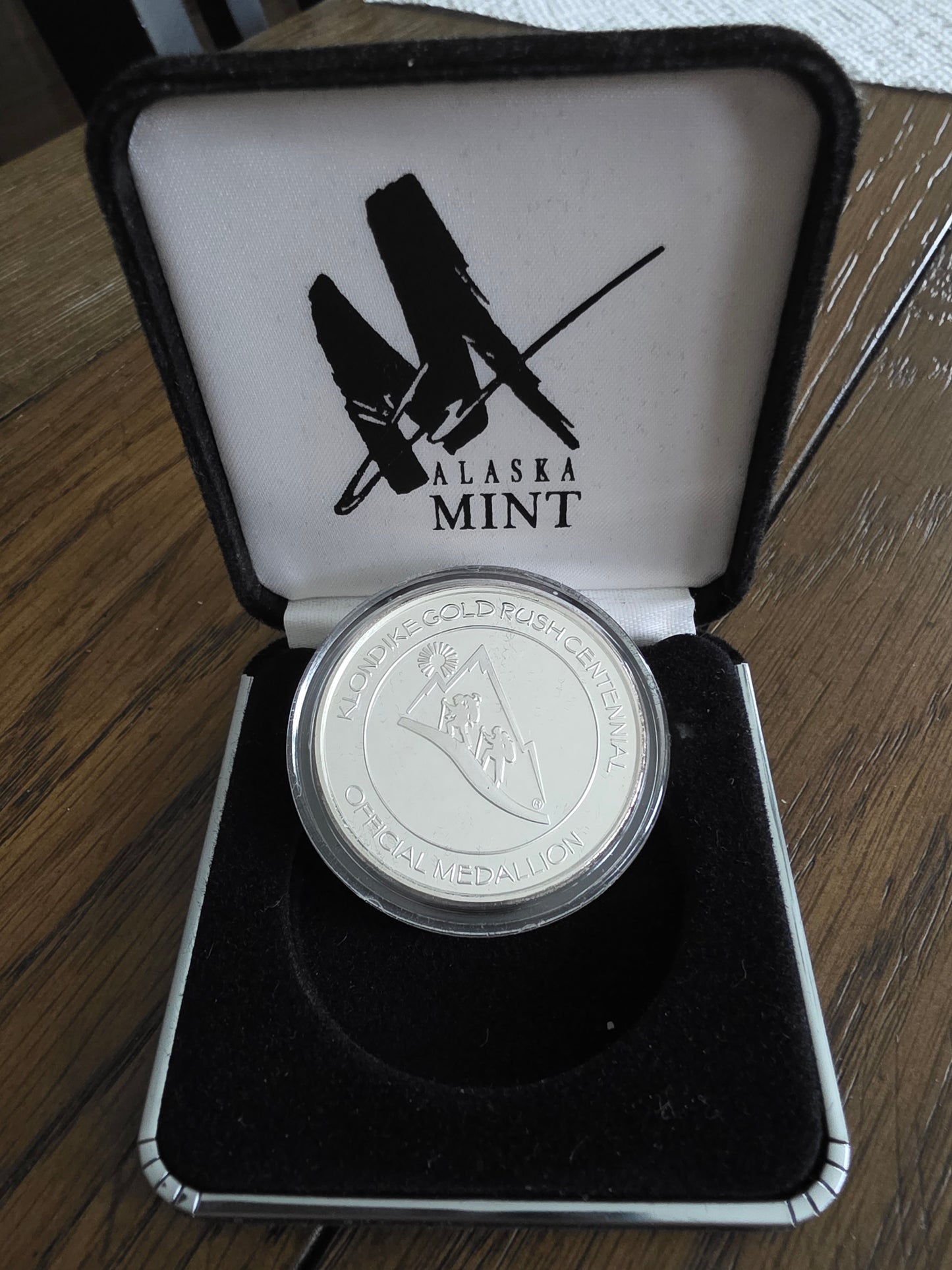 1996 Klondike Gold Rush Centennial - Commemorative coin - 1oz silver medallion