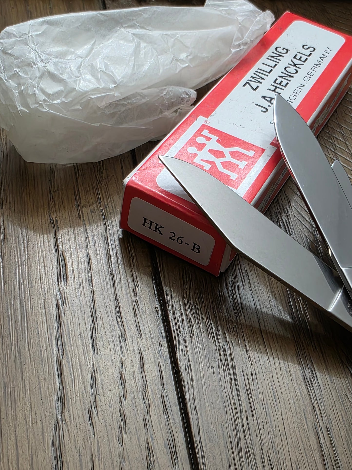 J.A. Henckels Stag Handle 3 Blade Barlow in the original packaging HK26-B Solingen