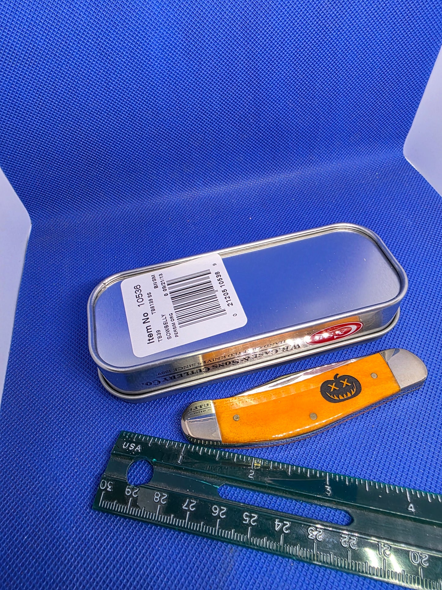 2013 Case XX Halloween Sowbelly Single Blade NIB 10536