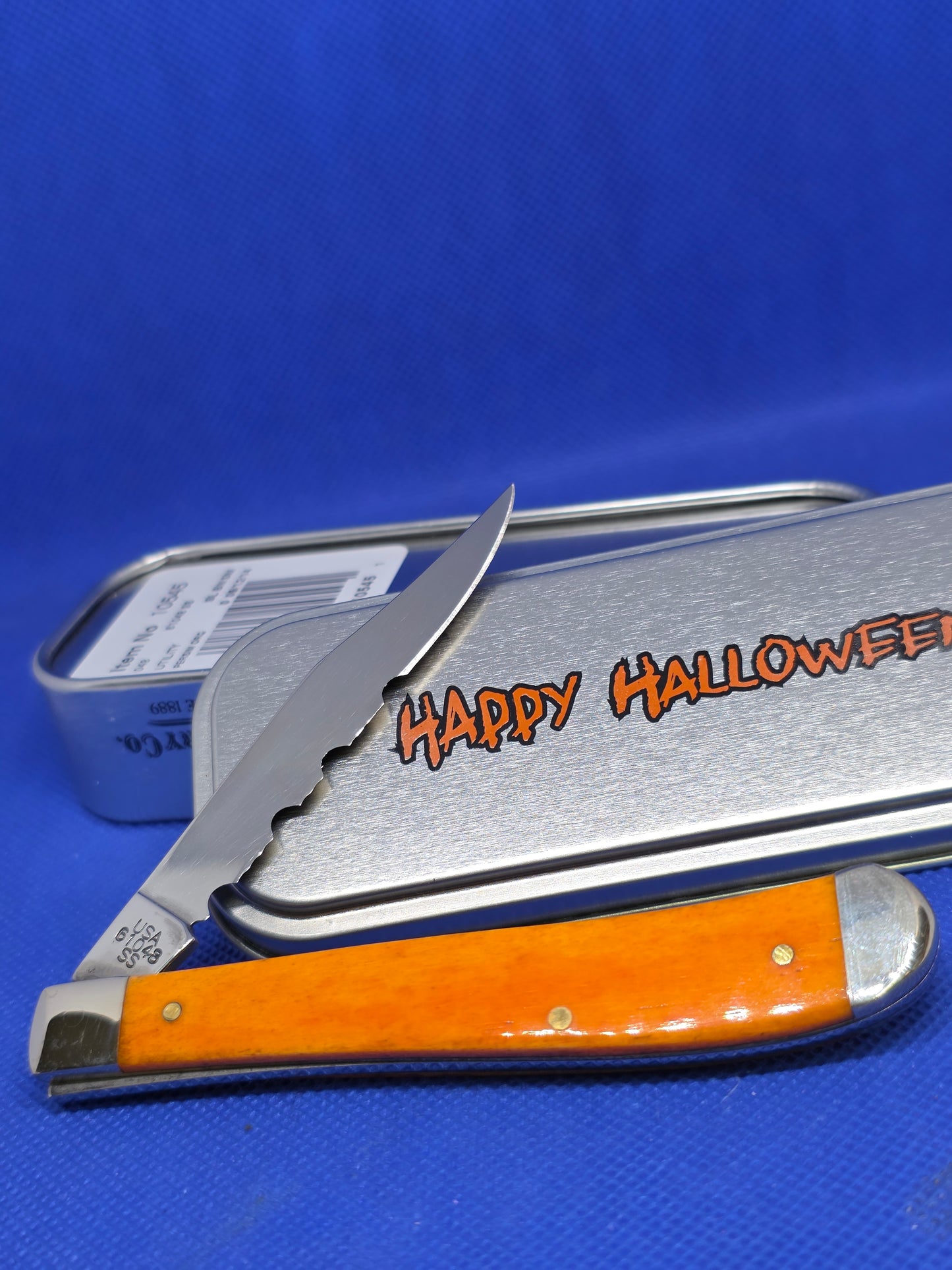 2014 Case XX Happy Halloween Slimline Trapper 61048 NIB 10545
