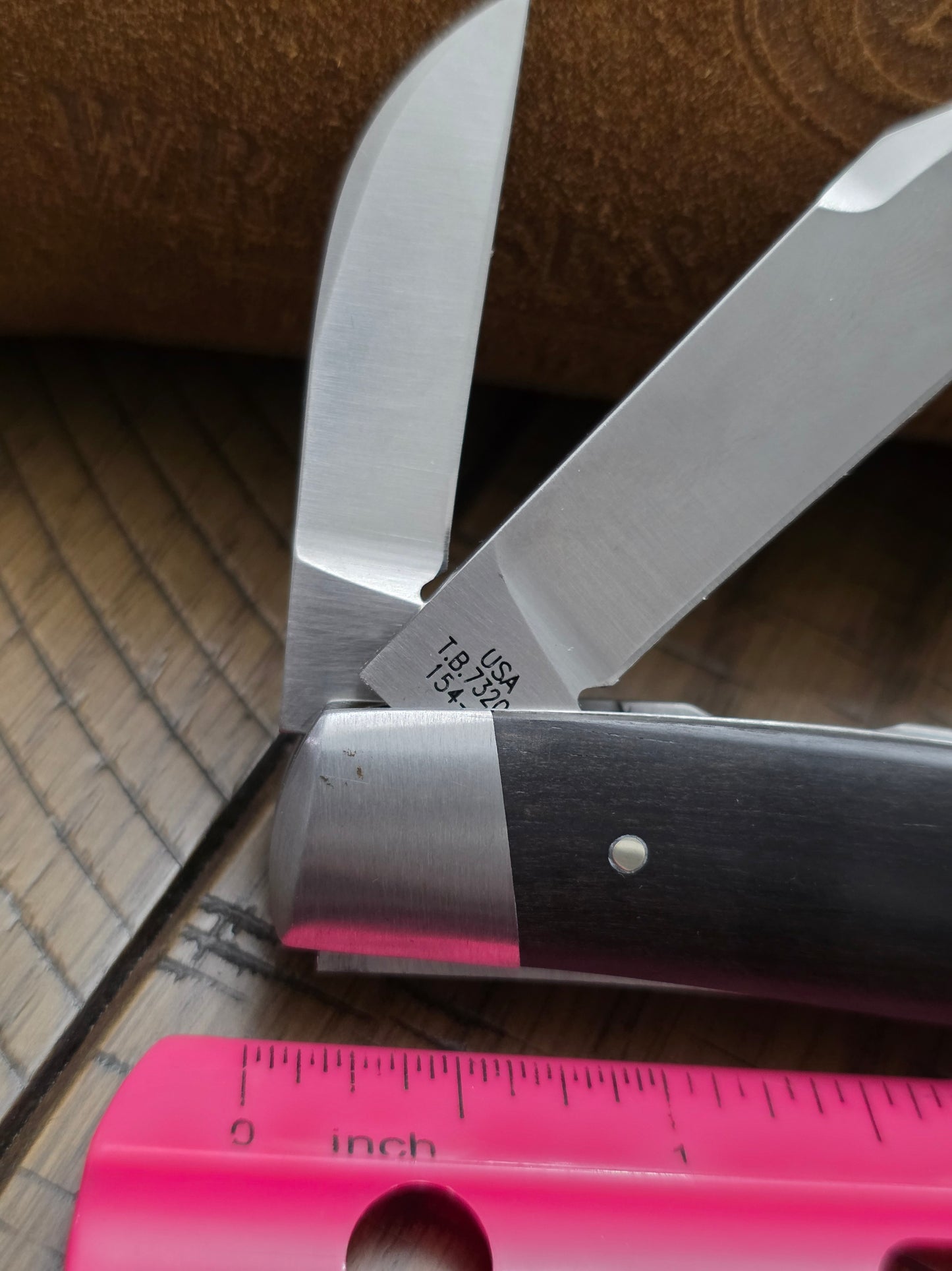 2015 Case XX Tony Bose Cattle Knife Ebony Wood 07224 154CM