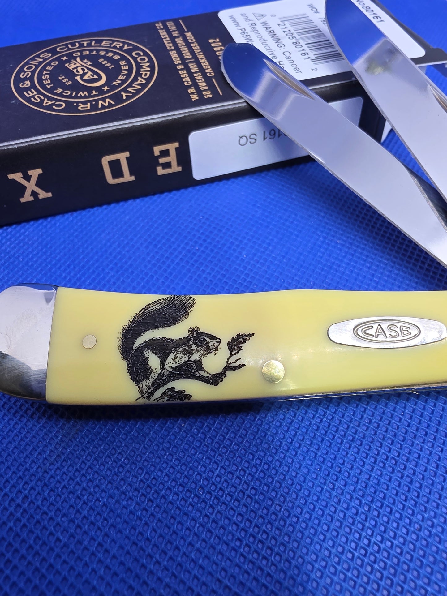 2025 Case XX Yellow Trapper with Squirrel 80161 SQ SFO