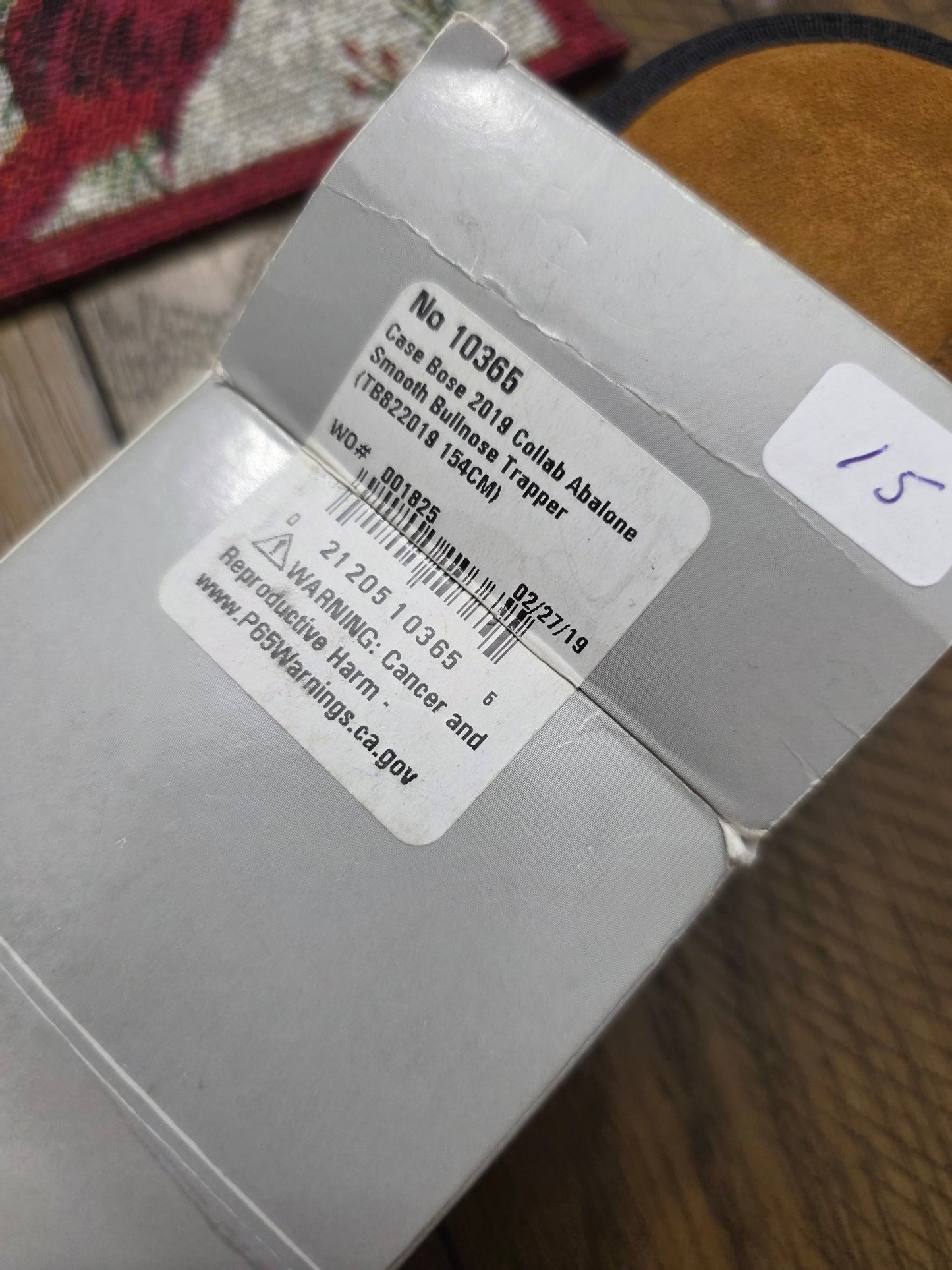 2019 Case XX Tony Bose Smooth Bullnose Trapper Abalone 10365