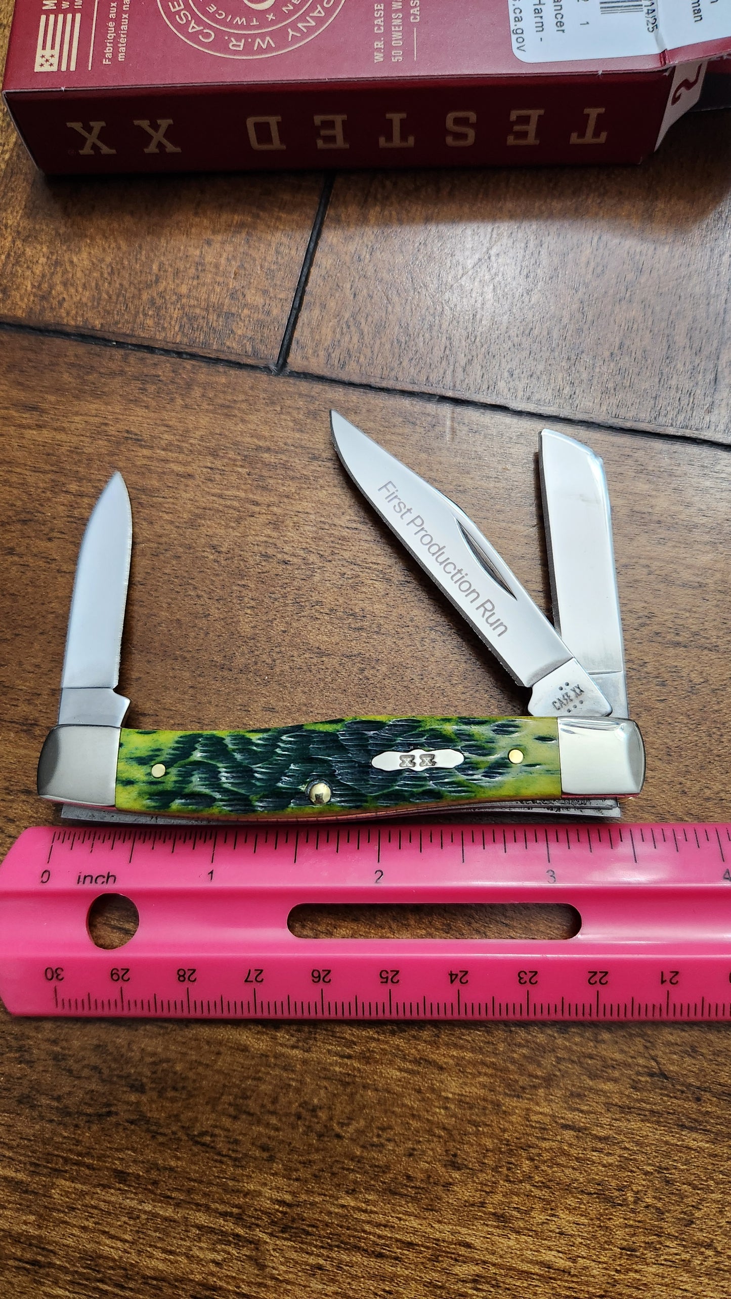 2025 Case XX Green Apple Jig Bone 6332 Stockman First Production Run 1 of 250 87862