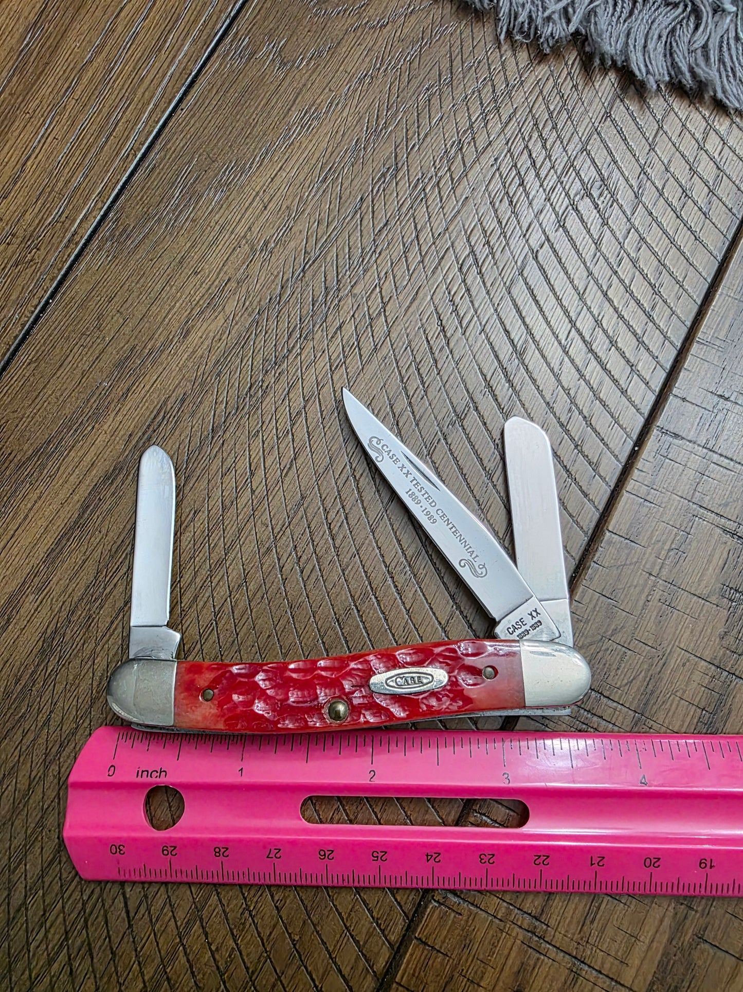 1989 Case XX R6318 Red Bone Stockman Centennial