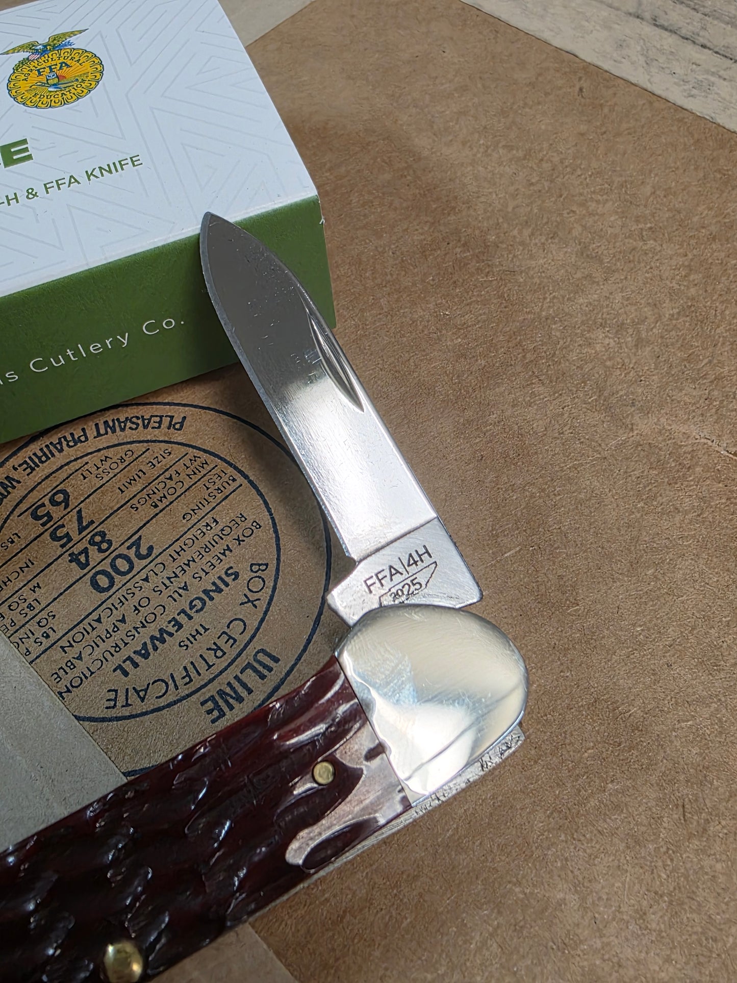 2025 Case XX CO-OP Canoe Heritage Jig Red Bone Limited Run 25th Anniversary