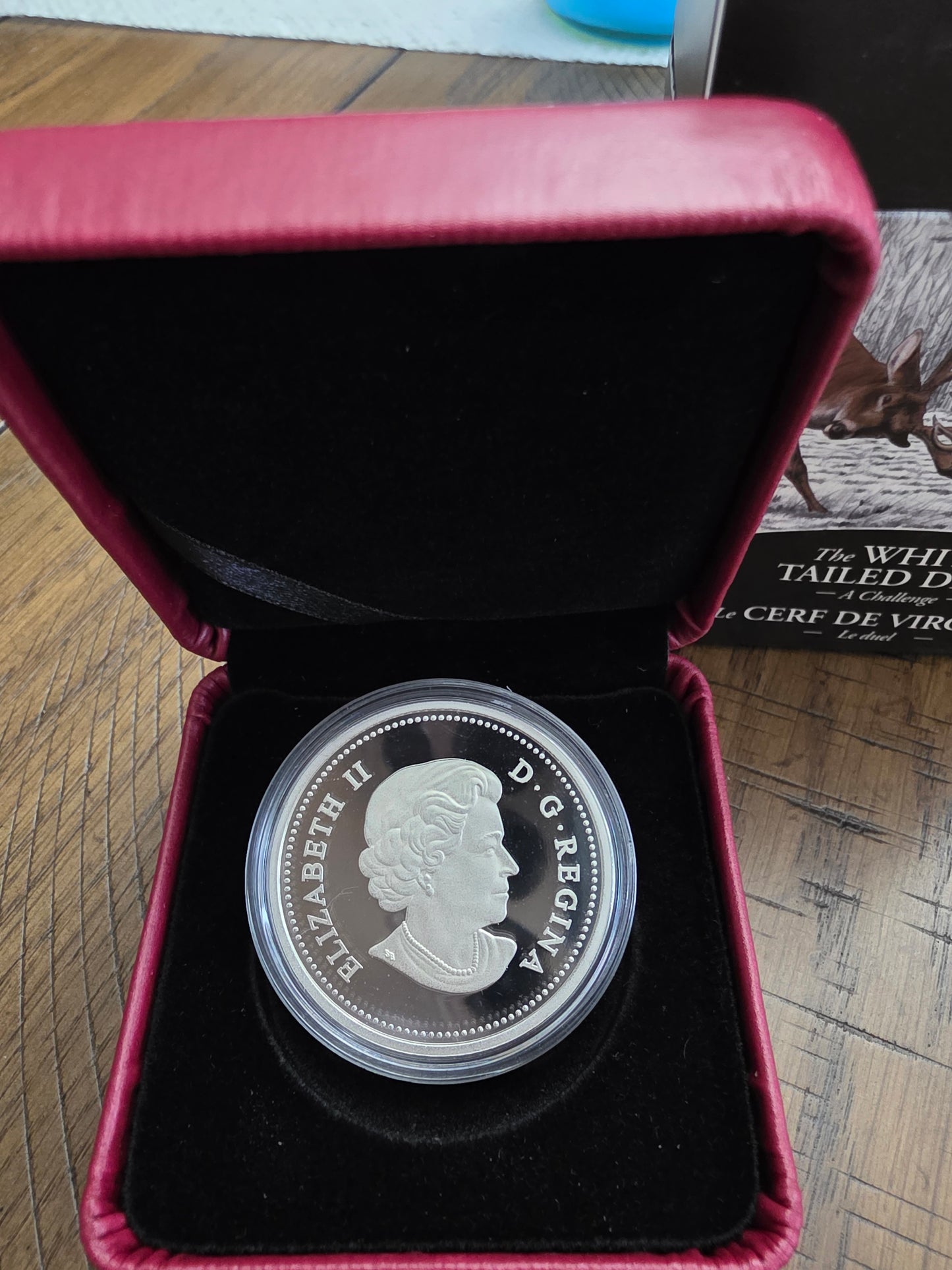 2014 $20 Canadian Fine Silver Coin - The White-tailed Deer - A Challenge