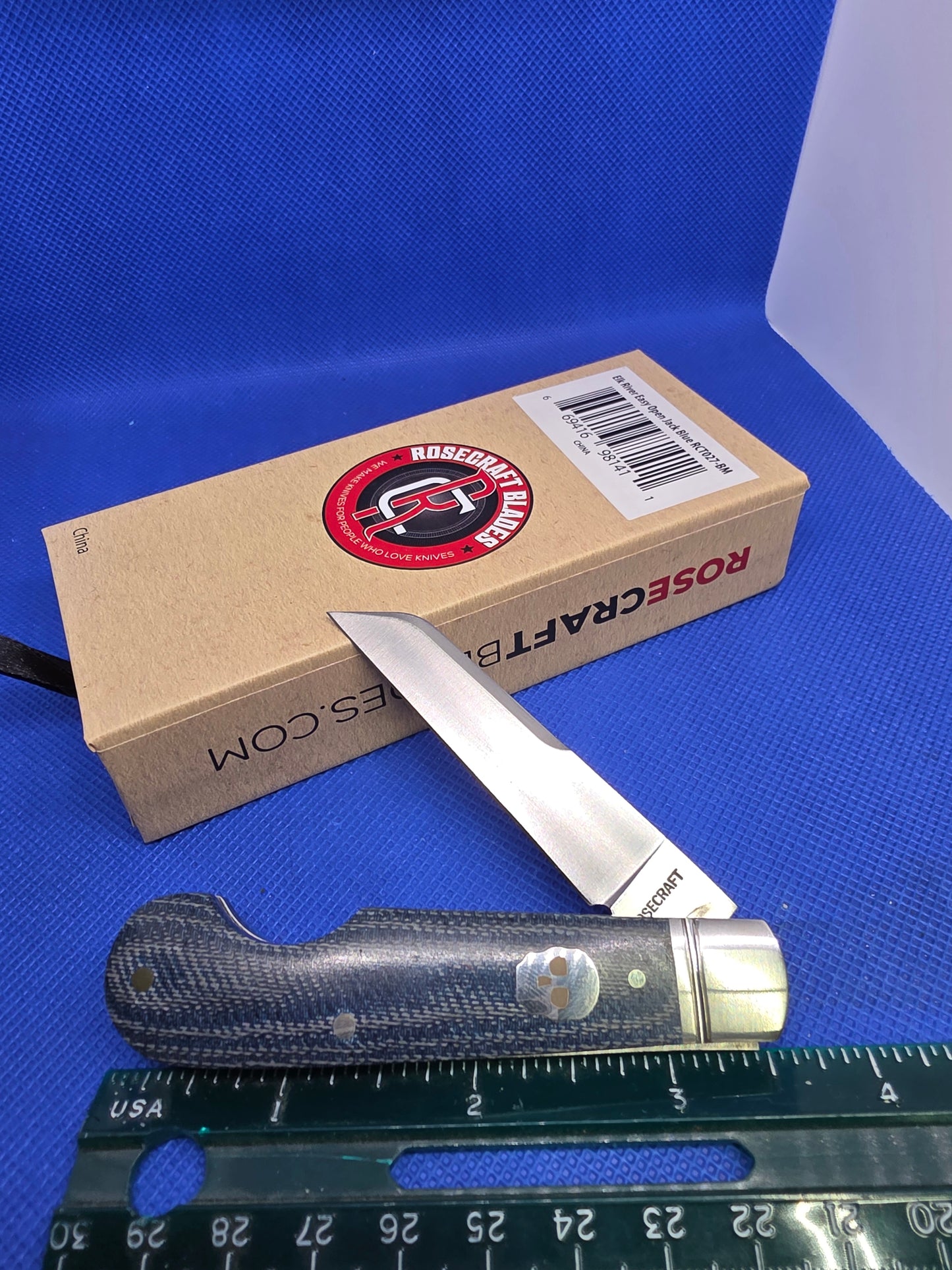 Rosecraft - Elk River Open Jack Blue - RCT027-BM