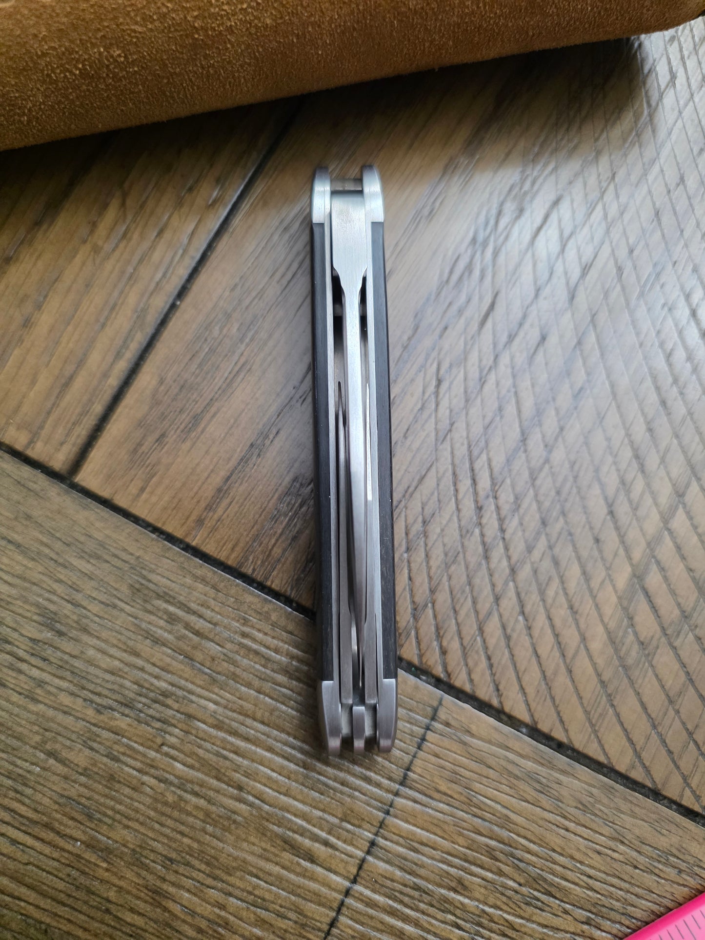 2014 Case XX Tony Bose Lockback Whittler Ebony Wood 154CM - 07217