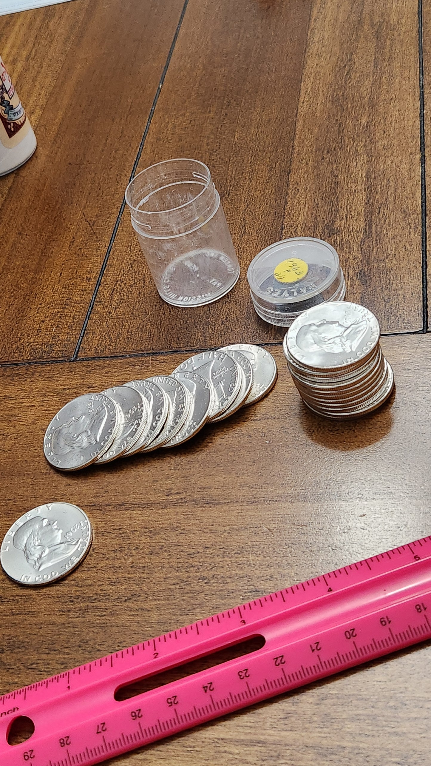 20 - 1963 Franklin Uncirculated Half Dollars 50¢ Silver 90%