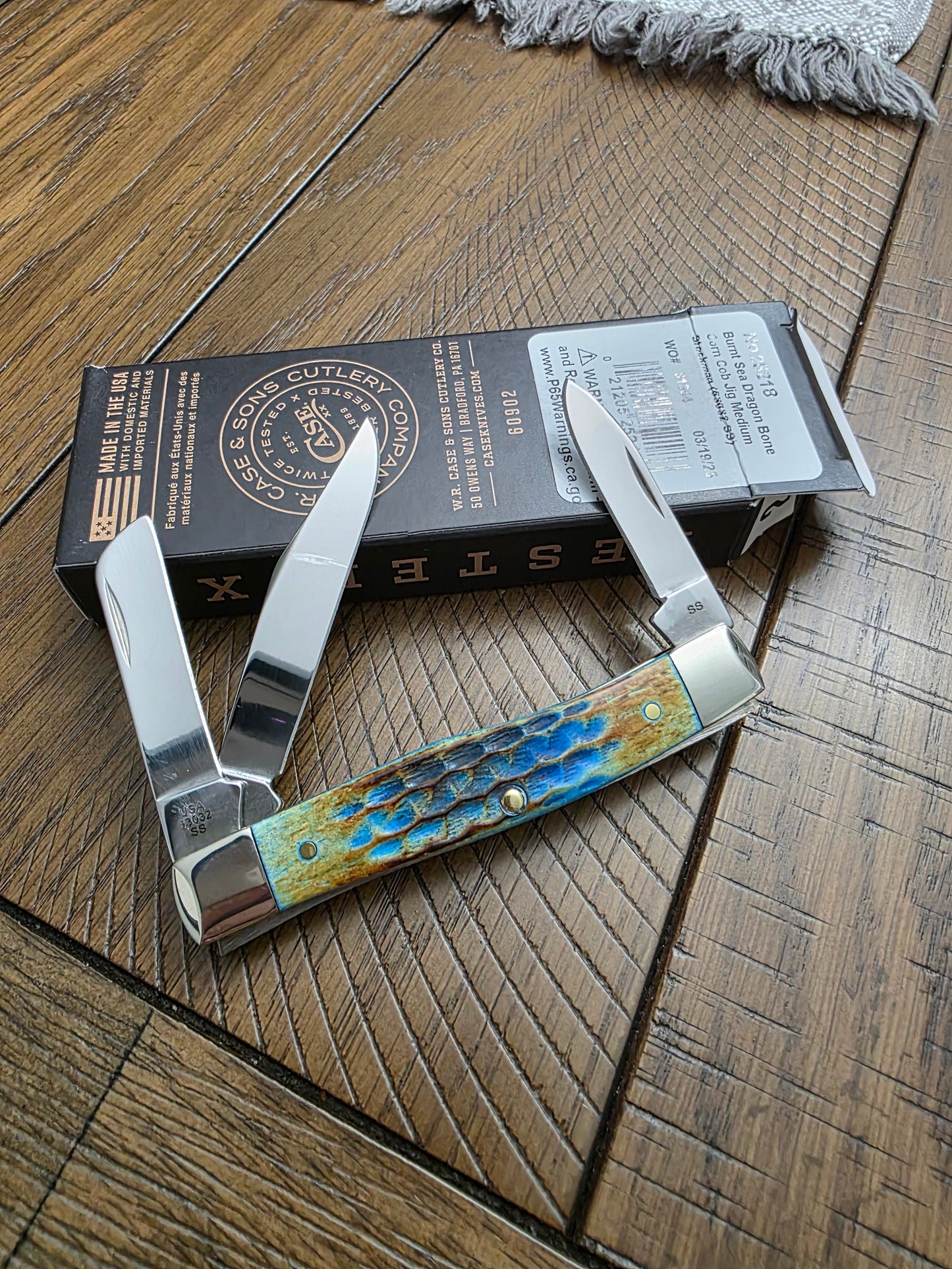 2025 Case XX Burnt Sea Dragon Stockman 63032 SMKW Exclusive 25218