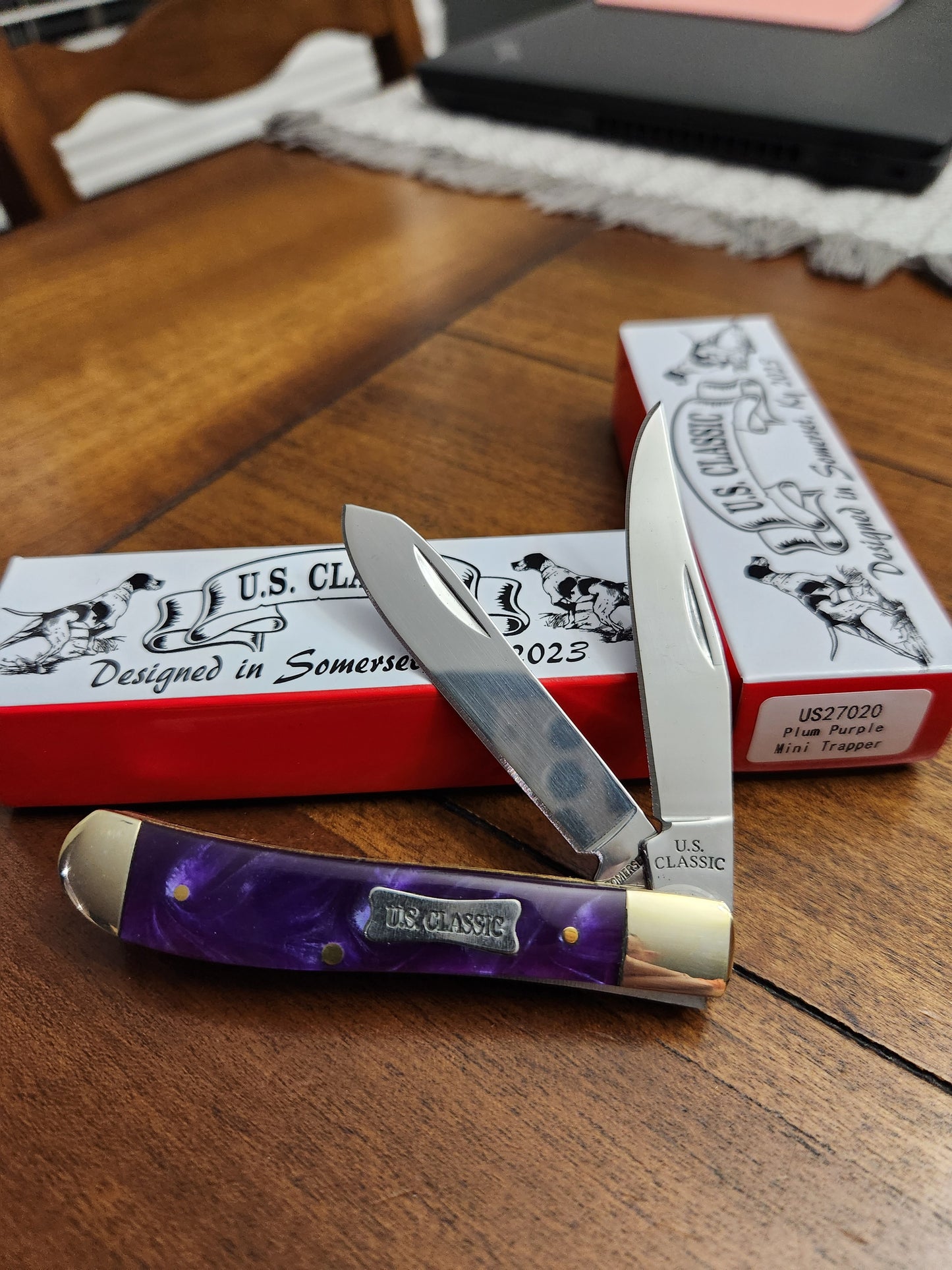 US Classic Mini Trapper Plum Purple Poignées US27020