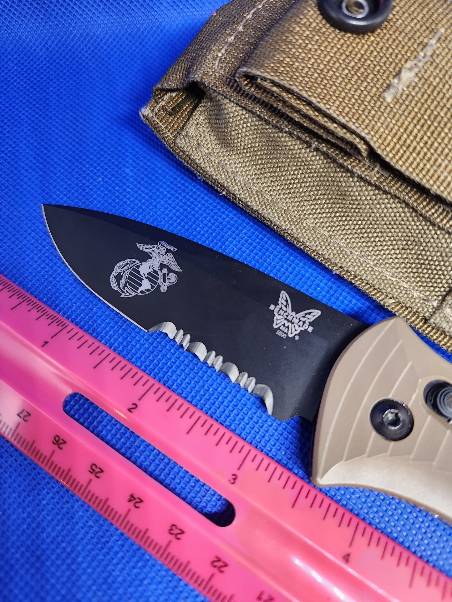 BENCHMADE 5000 Perdido Desert Tan Marine Issue