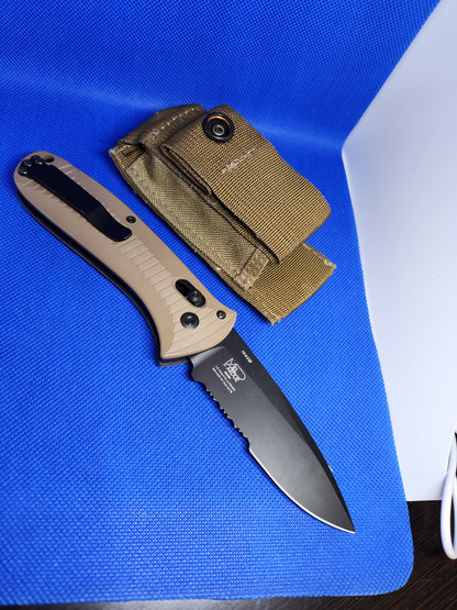 BENCHMADE 5000 Perdido Desert Tan Marine Issue