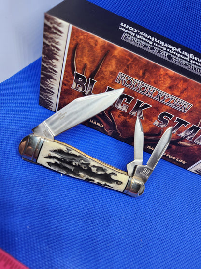 Rough Ryder Black Stag Whittler RR2574