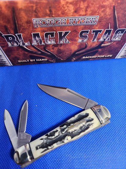 Rough Ryder Black Stag Whittler RR2574