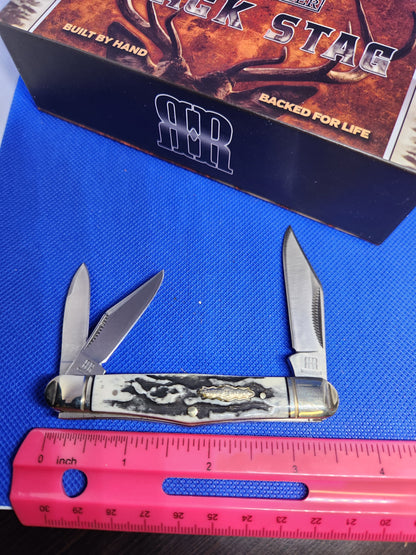 Rough Ryder Black Stag Medium Whittler