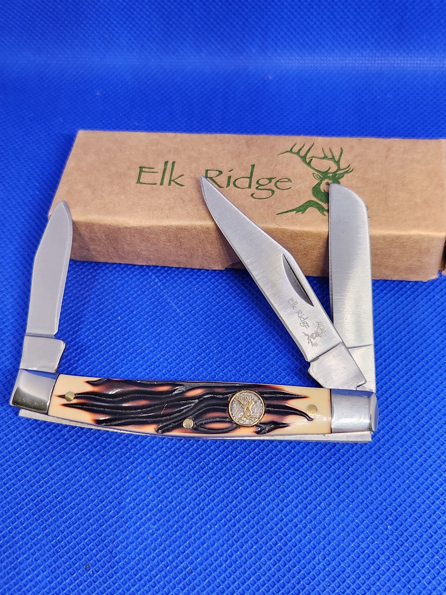 Elk Ridge - Synthetic Stag - 3.25" Stockman ER-323MIS