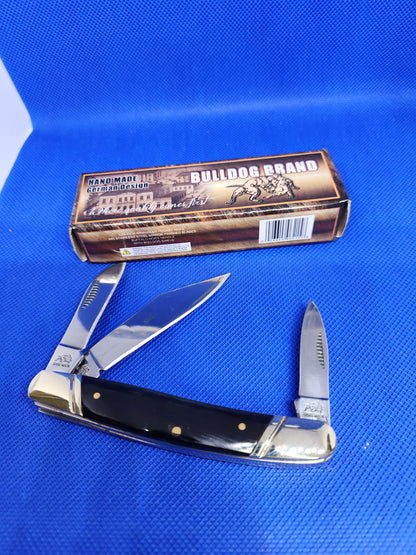 Bulldog Brand - 3.75" Medium Stockman - Buffalo Horn Handles - BDG112BH