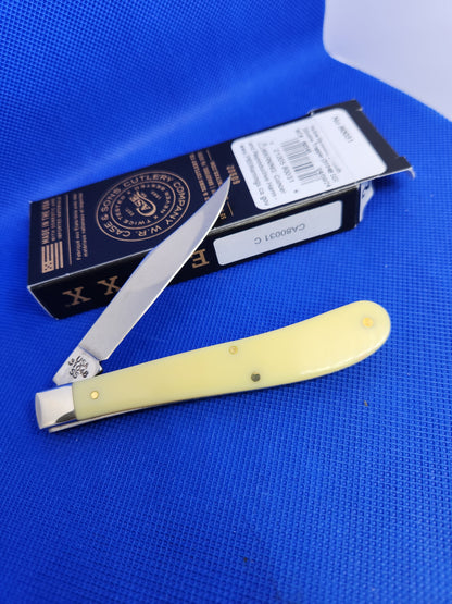 Case XX - Yellow Slimline Trapper 31048 - Case Logo - CA80031 C