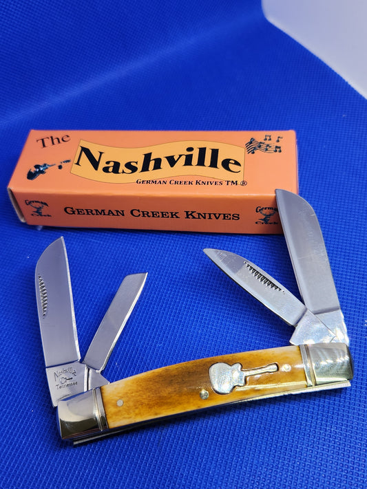 The Nashville - 4 Blade Congress - Smooth Antique Bone Handle - EM2567011ABN