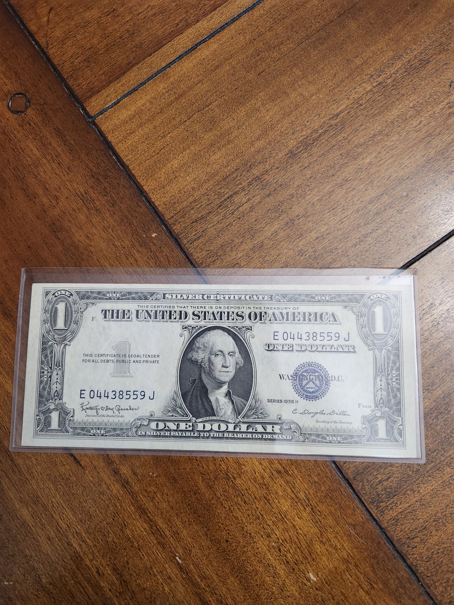 1935 $1 One Dollar Silver Certificate series 1935H