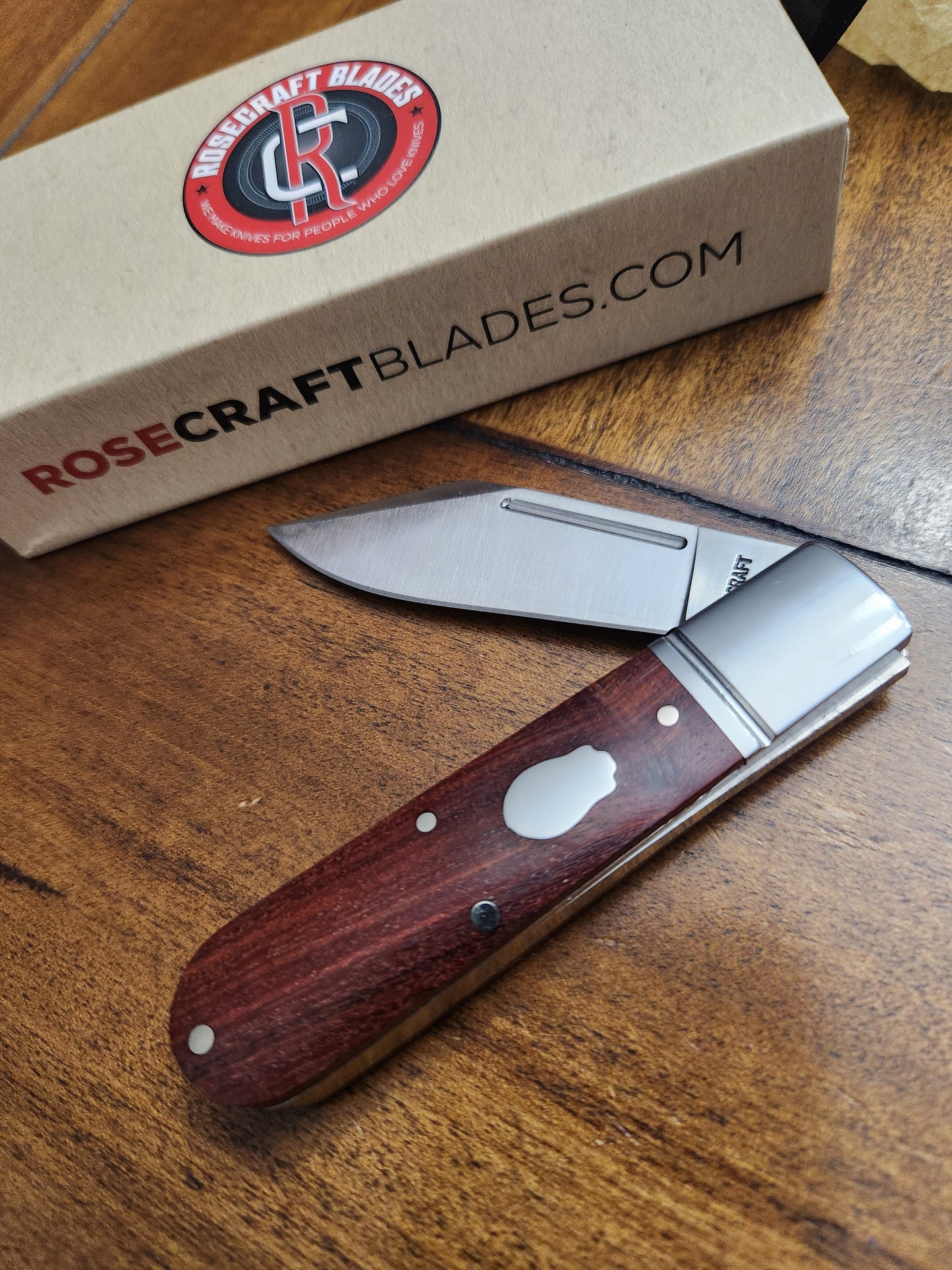 RoseCraft - RoseWood - Loosahatchie Jack Barlow - RCT010-RW Tulip Shield