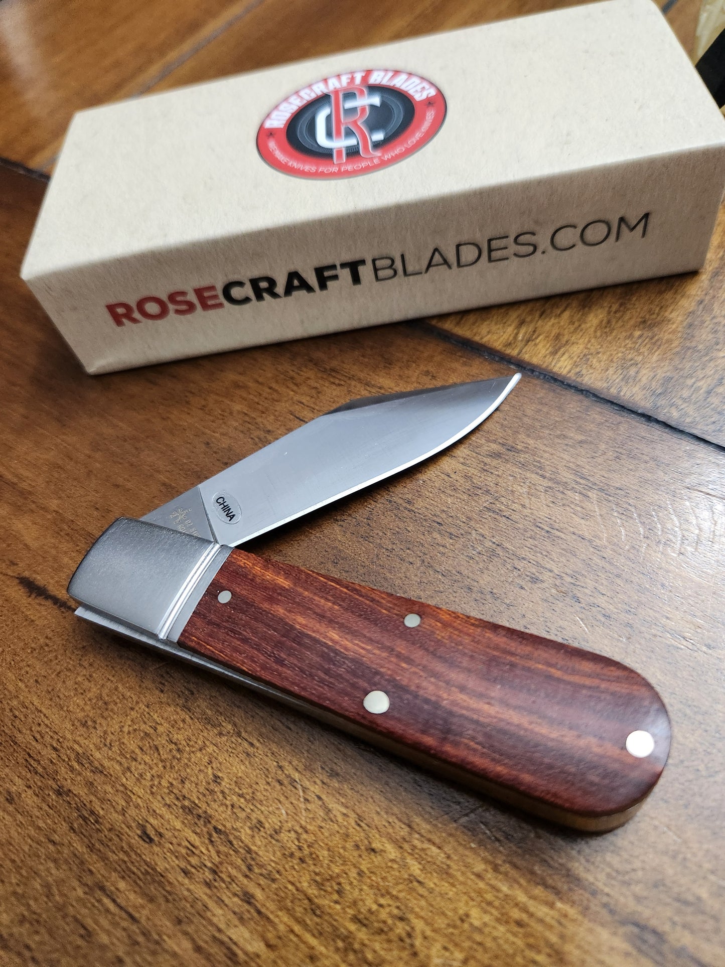 RoseCraft - RoseWood - Loosahatchie Jack Barlow - RCT010-RW Tulip Shield