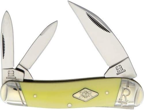 Whittler RR1741 en acier au carbone synthétique jaune Rough Ryder