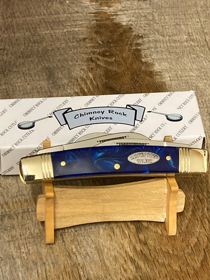 Chimney Rock Cutlery 4 Blade Congress Blue Pearl