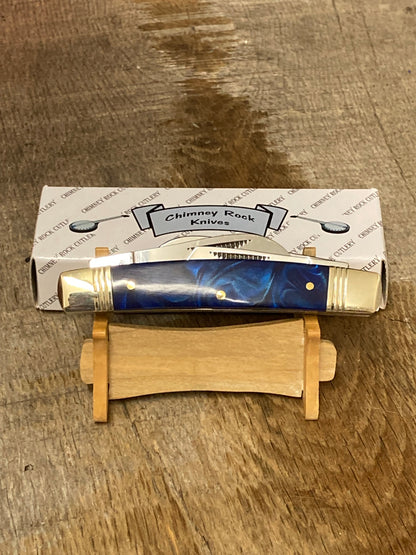 Chimney Rock Cutlery 4 Blade Congress Blue Pearl