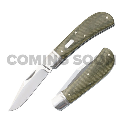 RoseCraft Hatchie River Jack - Light Green Micarta - RCT033-LGM