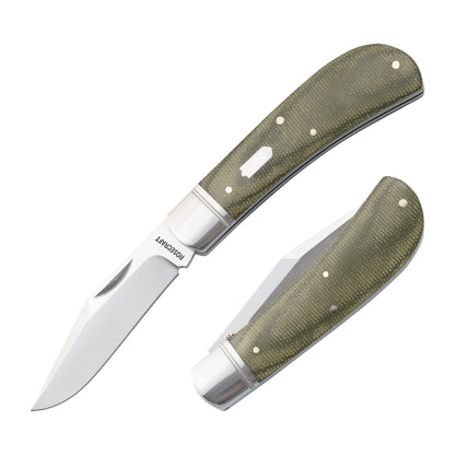 RoseCraft Hatchie River Jack - Light Green Micarta - RCT033-LGM