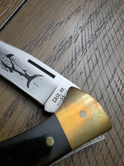 1981 Case XX Mako Wood Handles Unused 9 Dot