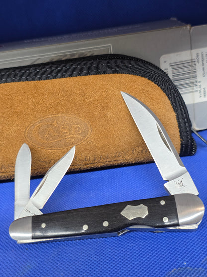 2014 Case XX Tony Bose Lockback Whittler Ebony Wood 154CM - 07217