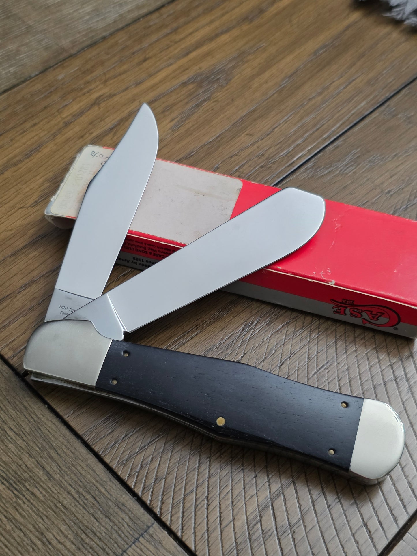 1991 Case XX Classic Grey Bone Large Coke Bottle Trapper 62050 PROTO Winston Cup Champion