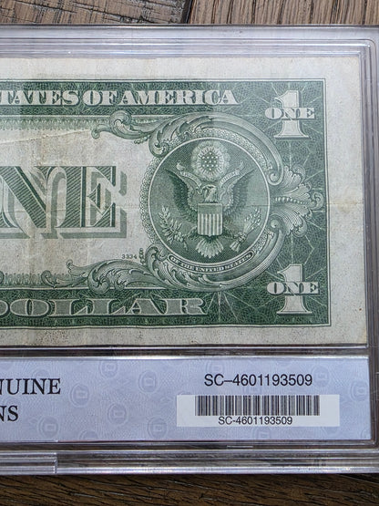 1935 $1 Silver Certificate Yellow Seal WWII North Africa Issue Great Condition
