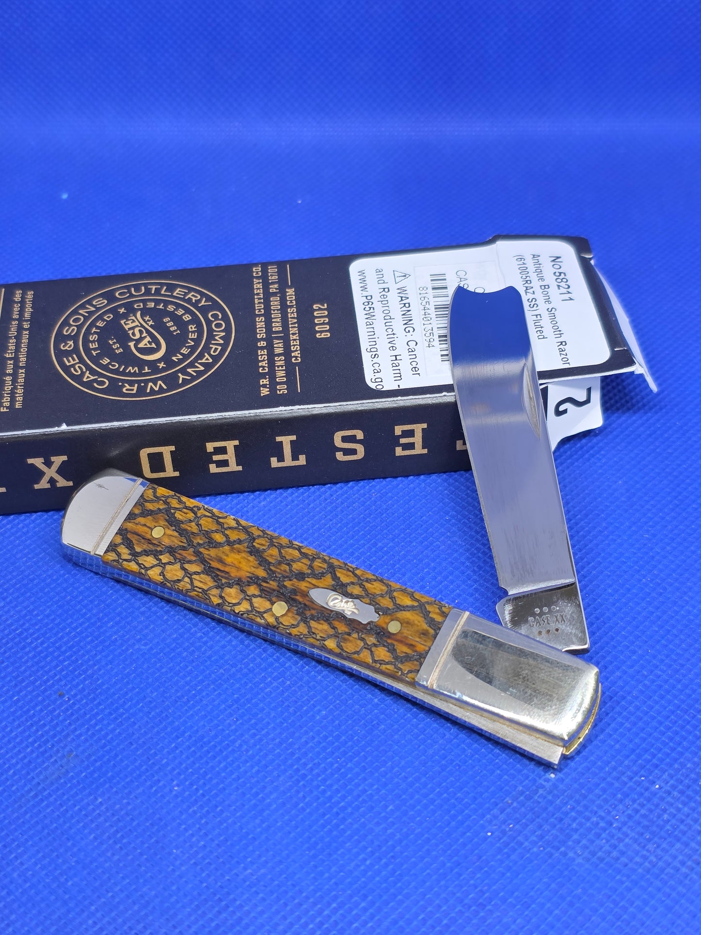 2024 Case XX Razor Magicians Rattlesnake Barbed Wire Jig SMKW Exclusive Discontinued Knife 58211RB