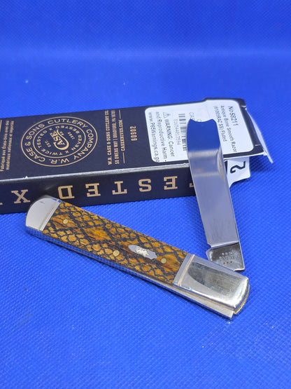 2024 Case XX Razor Magicians Rattlesnake Barbed Wire Jig SMKW Exclusive Discontinued Knife 58211RB