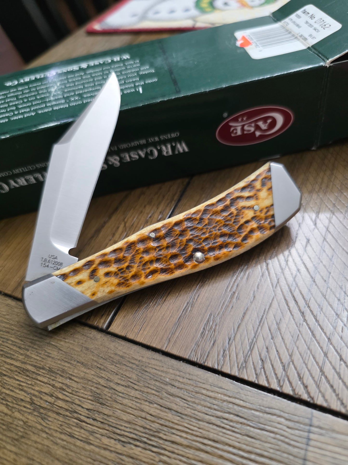 2008 Case XX Tony Bose Hunter Arkansas Antique Jig Bone 07162