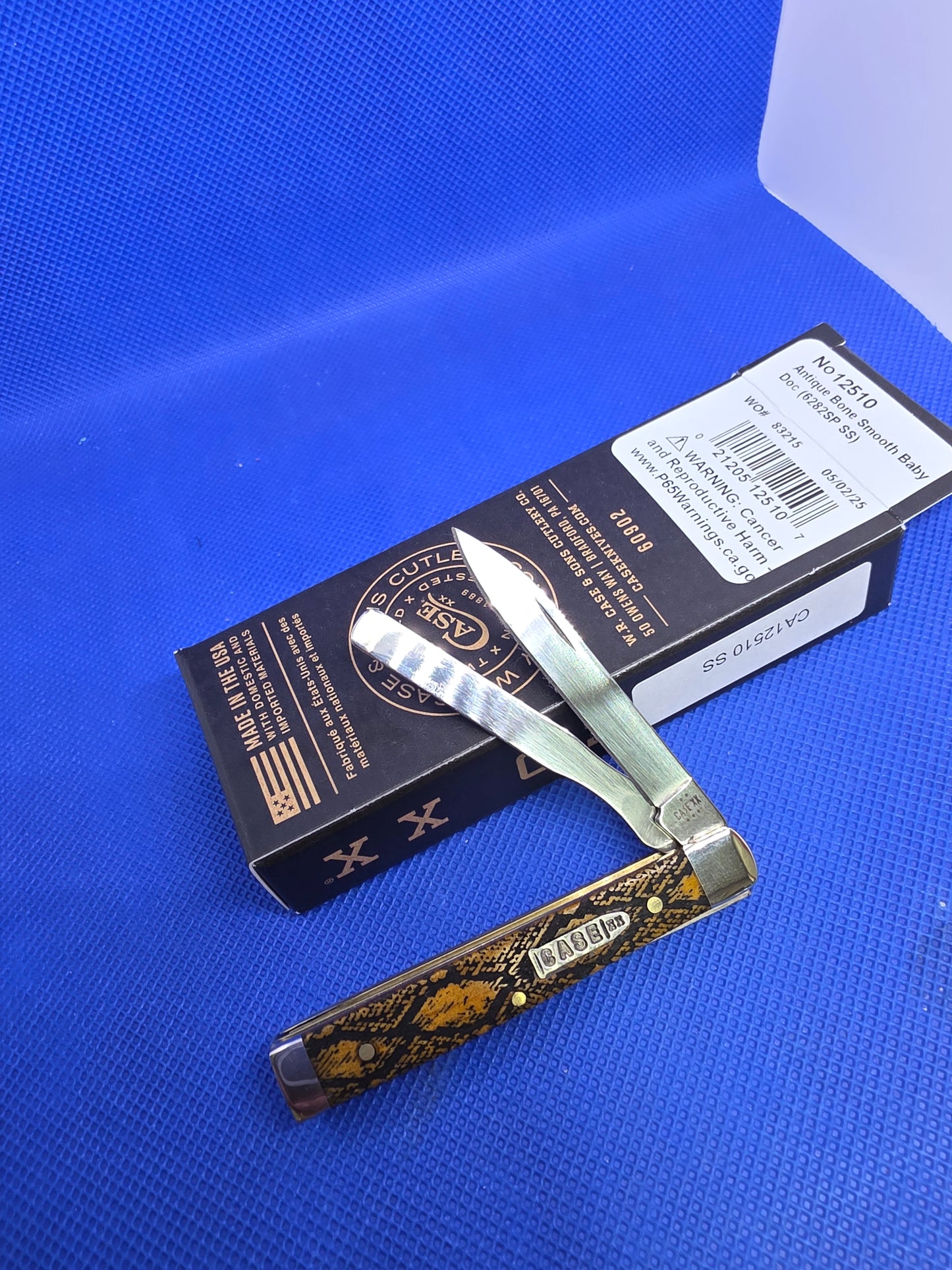 2025 Case XX Smooth Antique Bone Baby Doc CA12510 SS