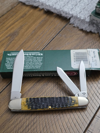 2008 Case XX Cigar Whittler6391WH DR Antique Bone 92126 1st Run Case Script