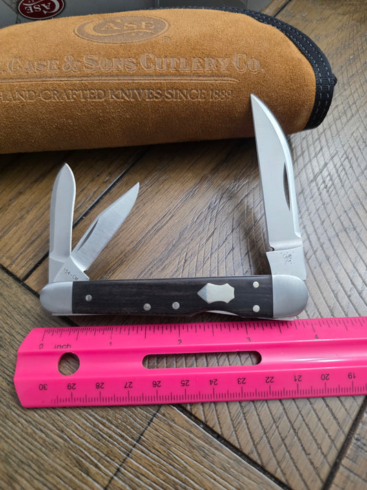 2014 Case XX Tony Bose Lockback Whittler Ebony Wood 154CM - 07217