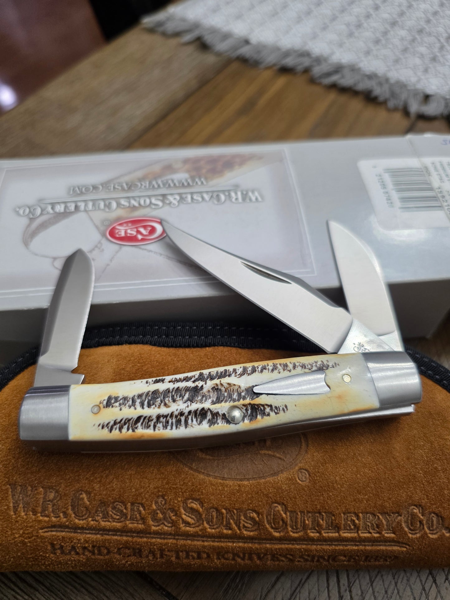 2018 Case XX Tony Bose Premium Stockman Bone Stag 154CM - 07426