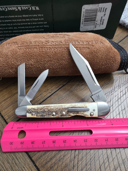 2005 Case XX Tony Bose Stag Lockback Whittler NIB JW 01438