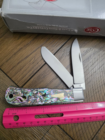 2019 Case XX Tony Bose Smooth Bullnose Trapper Abalone 10365