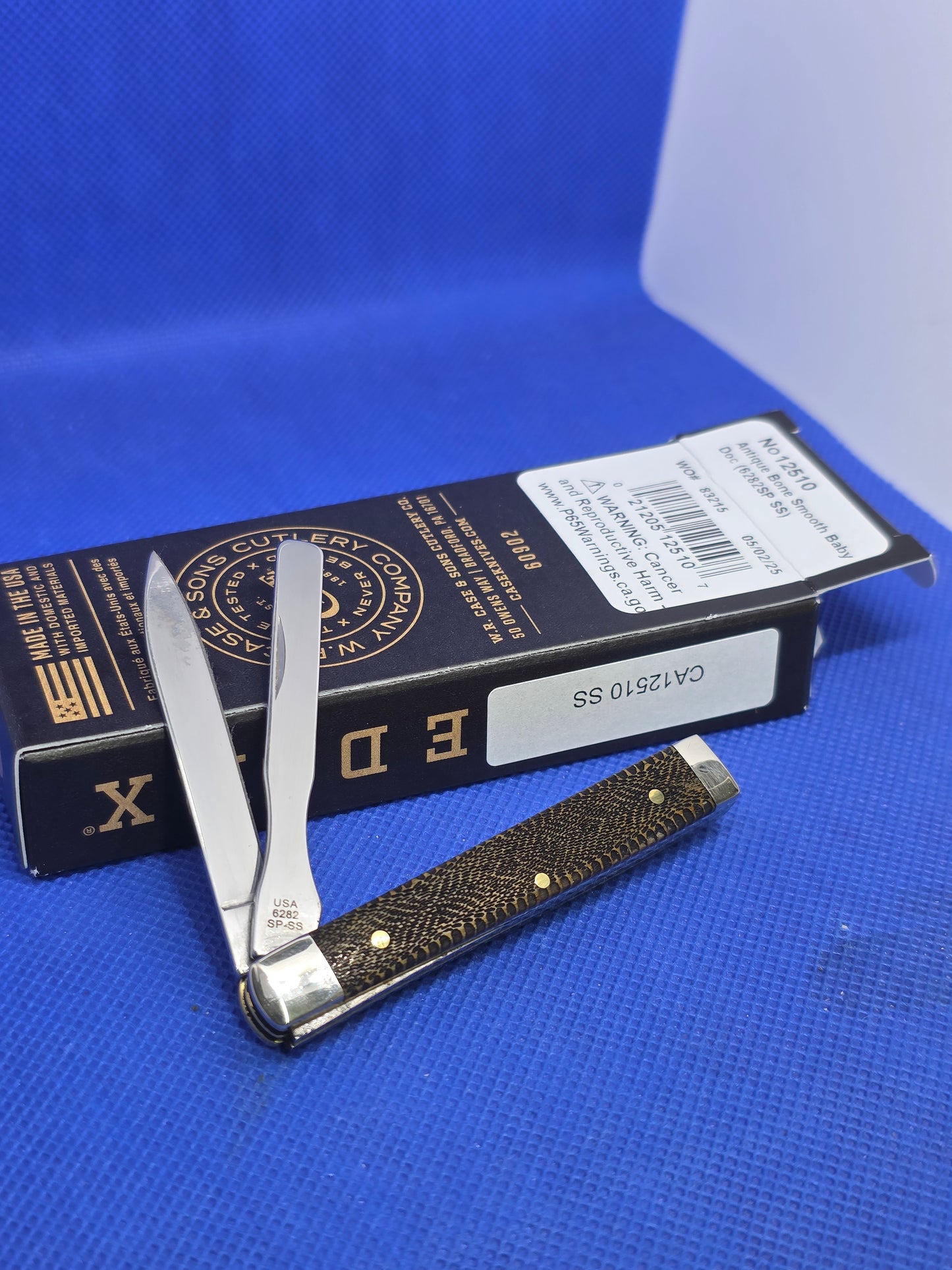 2025 Case XX Smooth Antique Bone Baby Doc CA12510 SS