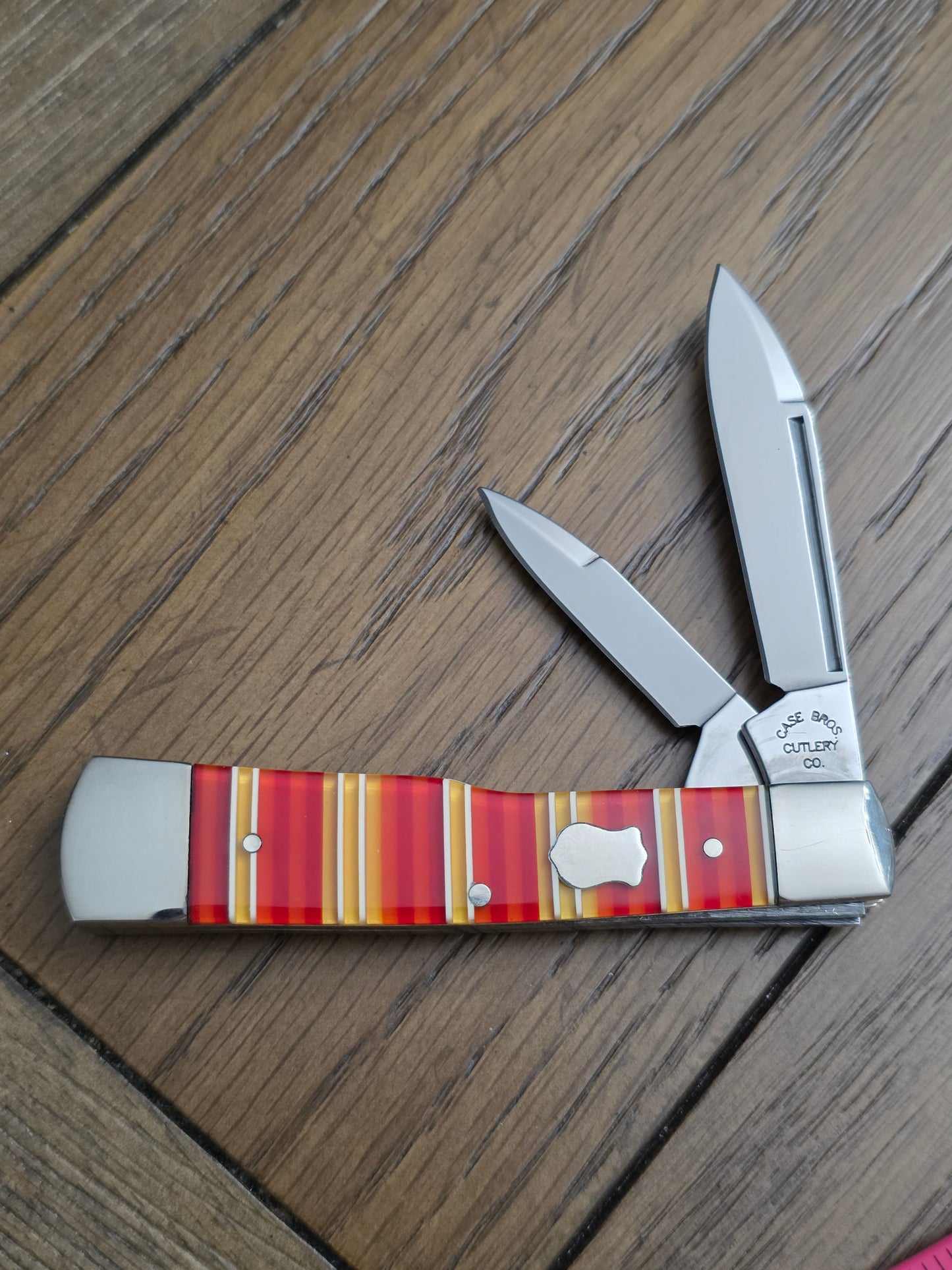 Case XX Case Brothers Cutlery Gunstock Candy Stripe Handles R2130
