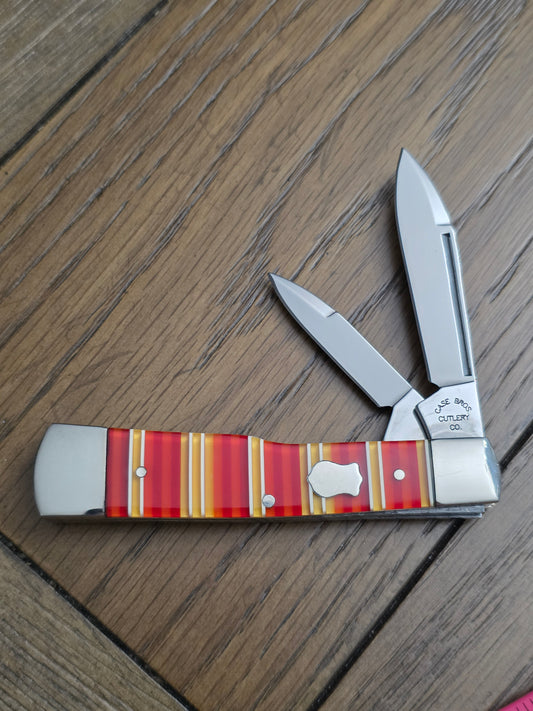 Case XX Case Brothers Cutlery Gunstock Candy Stripe Handles R2130